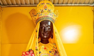 Bắc Ninh: Tượng Phật bằng gỗ Mẫu Man Nương chùa Tổ được công nhận bảo vật quốc gia